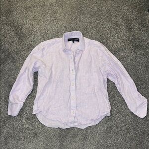Lucchese Lavender Linen Button-Up Shirt